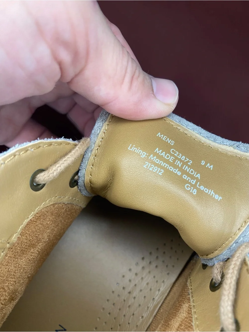 COLE HAAN - Men's Suede Chukka Boots in Light Gray with Tan Laces